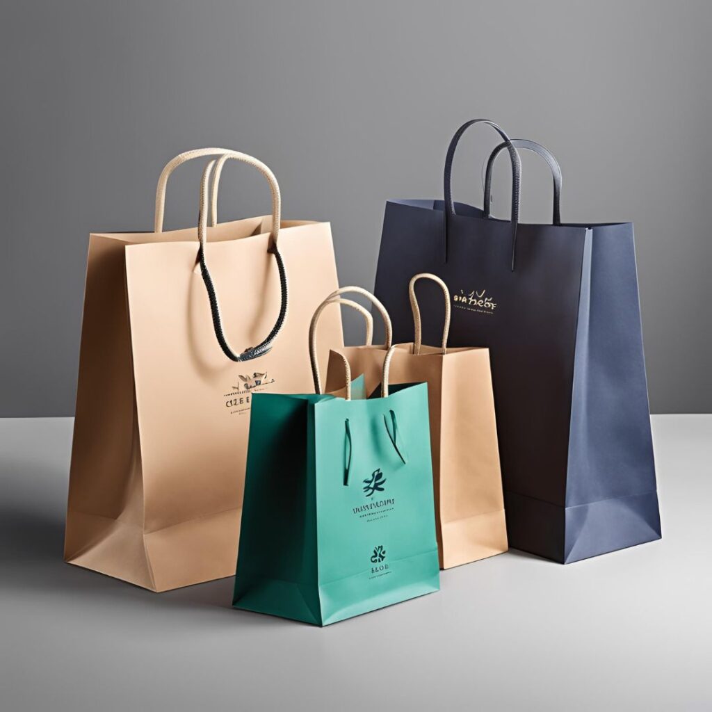 sizes of paper bags